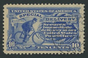 USA E8 - 10 cent Special Delivery - XF Used with PSE Cert: small inclusion