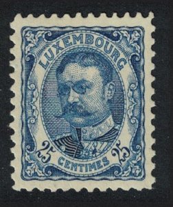 Luxembourg Grand Duke William IV 25c RAR 1907 MH SG#166 MI#76