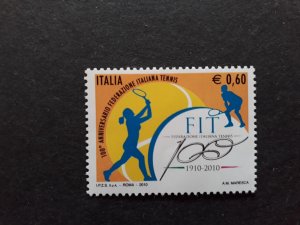 ( BB 20463 )- 2010- ITALY- TENNIS      1V complet set   MNH **