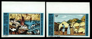 1973 Afars & Issas #362-63 lmperforates - OGNH - VF - CV$24.00 (ESP#4098)