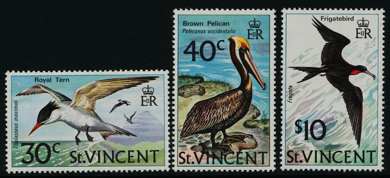 St Vincent 379-81 MNH Birds