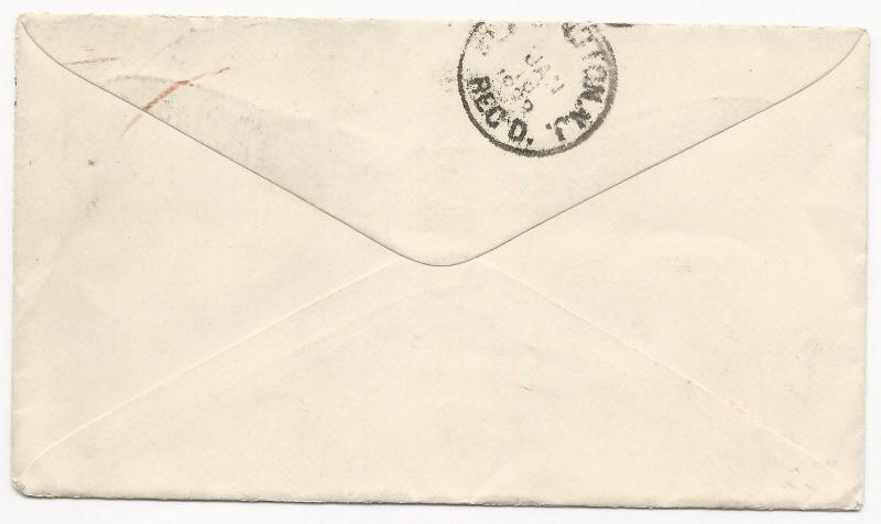 Canada Scott #34 x6 Tied on Cover Belleville Ontario January 13, 1893