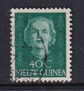 Netherlands  New Guinea  #14  used 1950  Juliana 40c