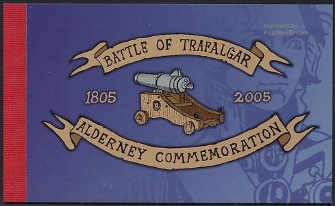 Alderney 2005, Battle of Trafalgar booklet, MNH
