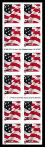 PCBstamps  US #3636De Bk Pane $7.40(20x37c)Flag, V2222, MNH, (3)