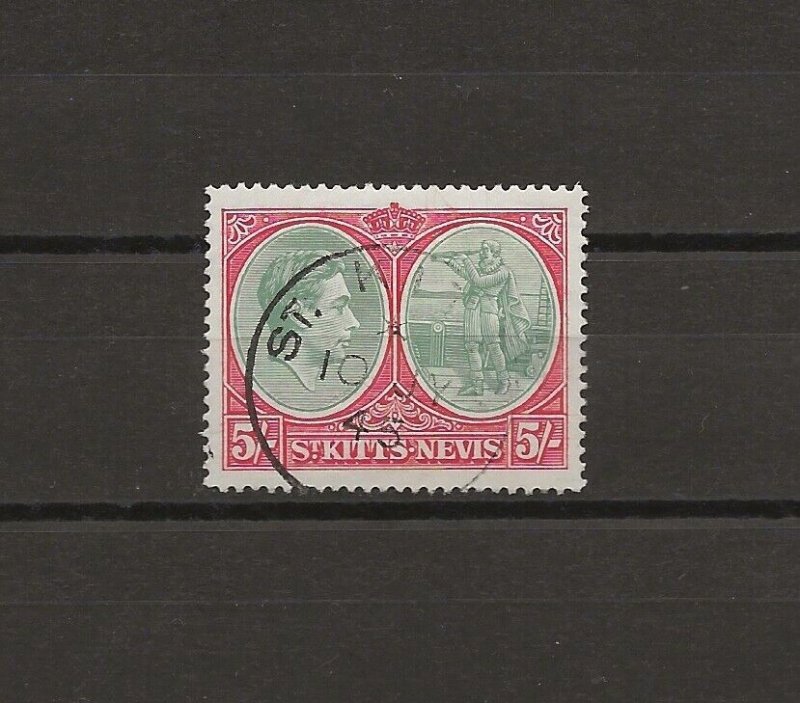 ST KITTS & NEVIS 1938/50 SG 77a USED