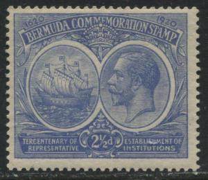 Bermuda KGV 1920 Seal of the Colony 2 1/d ultra mint o.g.