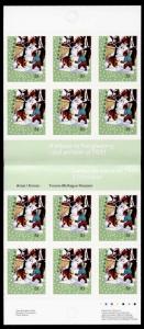 Canada 2184a MNH Booklet Christmas, Children, Snowman