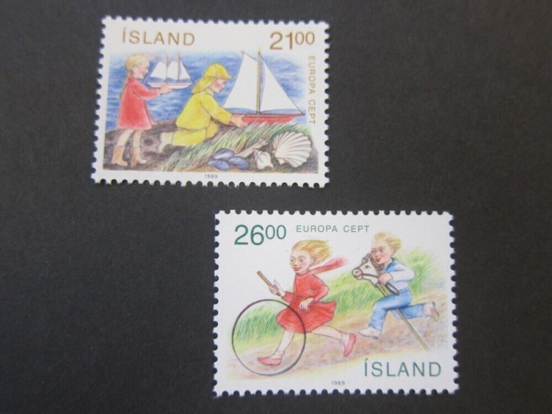 Iceland 1989 Sc 675-76 set MNH