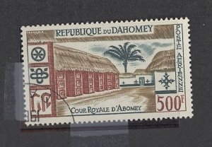 Dahomey #C15 Used Single (Flora)