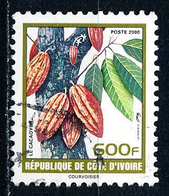 Ivory Coast #1078 Single Used