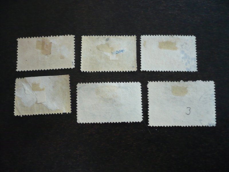 Stamps - Turkey - Scott# 590-593, 263, 596 - Used Partial Set of 6 Stamps