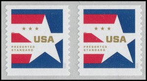 US 5433 Star Presorted Standard 10c coil pair (2 stamps) MNH 2020