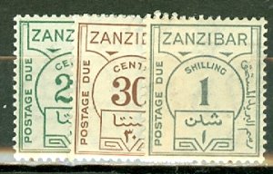 IZ: Zanzibar J18-23 mint CV $61.75; scan shows only a few