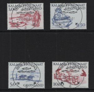 Greenland #380-383  cancelled 2001  arctic vikings