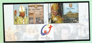 ISLE OF MAN -  1120 - VF MNH - Pope, World Youth Day - 2005 ----c