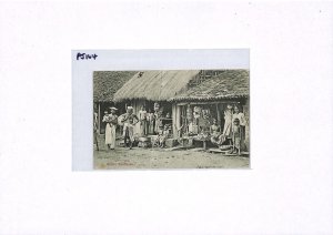 CEYLON KEVII Postcard *NATIVE BANTIQUES* Ethnic PPC FINLAND Tampere 1909 PJ164