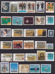 Canada 64 Used Stamps