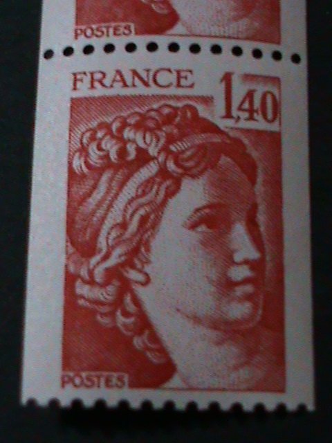 ​FRANCE-1980 SC#1877  SABINE-COIL PAIR RARE-MNH VF WE SHIP TO WORLD WIDE
