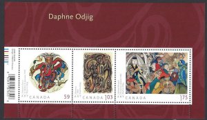 Canada #2437 MNH ss, paintings of Daphne Odjig, issued 2011