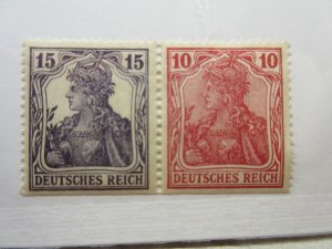 GERMANY Zusammendrucke Michel: W13, MINT LIGHTLY HINGED Lot32 Cat €120