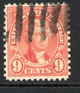 US 641 U 1927 9c rose