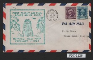 US FDC (1126), SC# ___,  early classic issues of 1930-1931, See image
