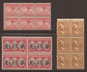 U. S.   Lot  # 106   Mint  Multiples 