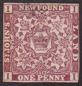 Newfoundland Scott 1 FVF Used