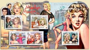 SOLOMON ISLANDS 2012 SHEET MARILYN MONROE slm12102c