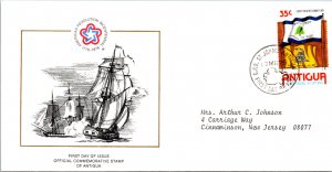 Worldwide First Day Cover, Americana, Antigua