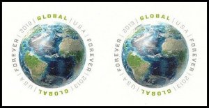 US 4740a Earth global imperf NDC horz pair MNH 2013