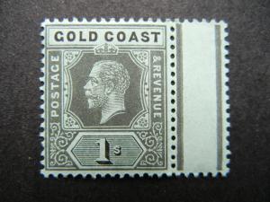 Gold Coast 1913 KGV 1sh, SC 75 mnh