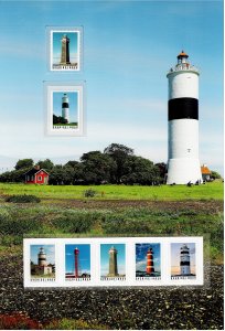 MB451 Sweden Scott 2813-2815 MNH stamps collector's sheet Lighthouses