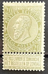 Belgium #67 MLH- SCV=$15.00