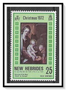 New Hebrides - British #167 Christmas MH