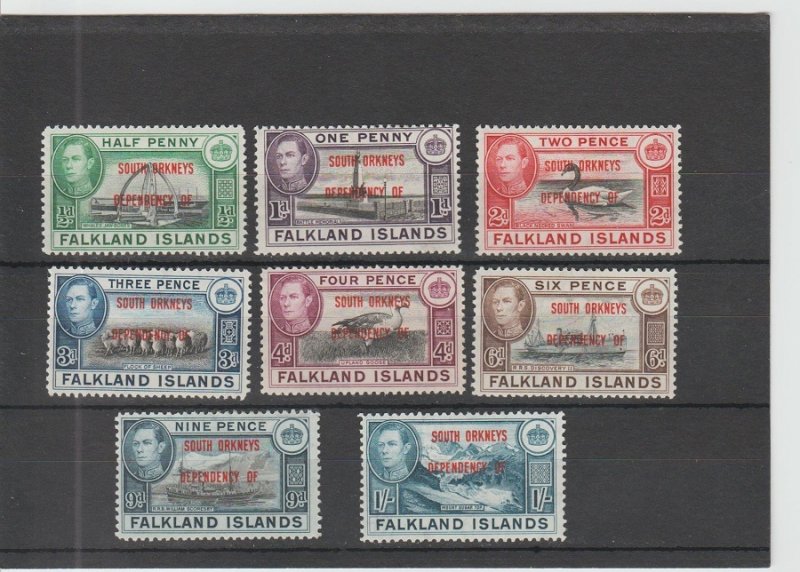 Falkland Islands  Scott#  4L1-4L8  MH  (1944 South Orkneys)