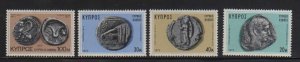 Cyprus MNH sc# 386-9 Coins