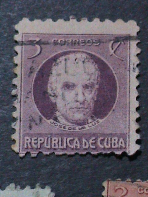 ​CUBA- FAMOUS PERSONS VERY OLD CUBA STAMPS USED- VF WE SHIP TO WORLD WIDE.