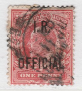 Great Britain GB Official Inland Revenue 1902 1d Used A27P13F22733-