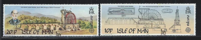 ISLE OF MAN SC# 244-45 FVF/U 1983