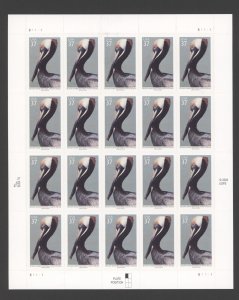 2003 US Scott# 3774 37c Pelican Isl. National Wildlife Refuge  Sheet of 20 MNH