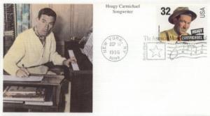 1996 Hoagy Carmichael Songwriter (Scott 3103) Mystic FDC