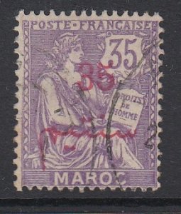 FRENCH MOROCCO, Scott 34, used