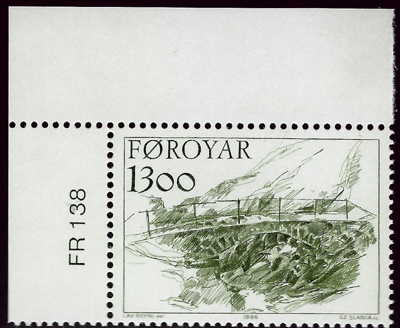 Faroe Islands SC#151 Mint VF SCV$3.50...Faroe Islands are Magical!