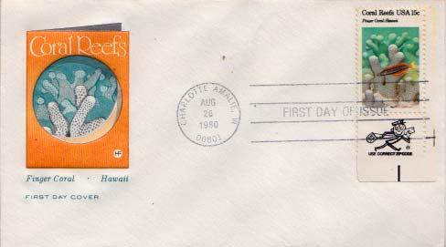 United States, First Day Cover, Marine Life