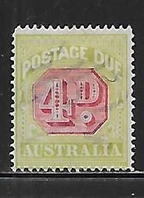 Australia J43 4d Postage Due single Used