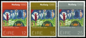 Ireland #489-491  MNH - Christmas (1980)