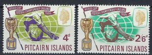 Pitcairn Is 60-61 MNH 1966 World Cup Soccer