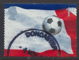 GB Used  from SG MS 2292  SC# 2056a World Cup Football  Left Quarter of Flag
